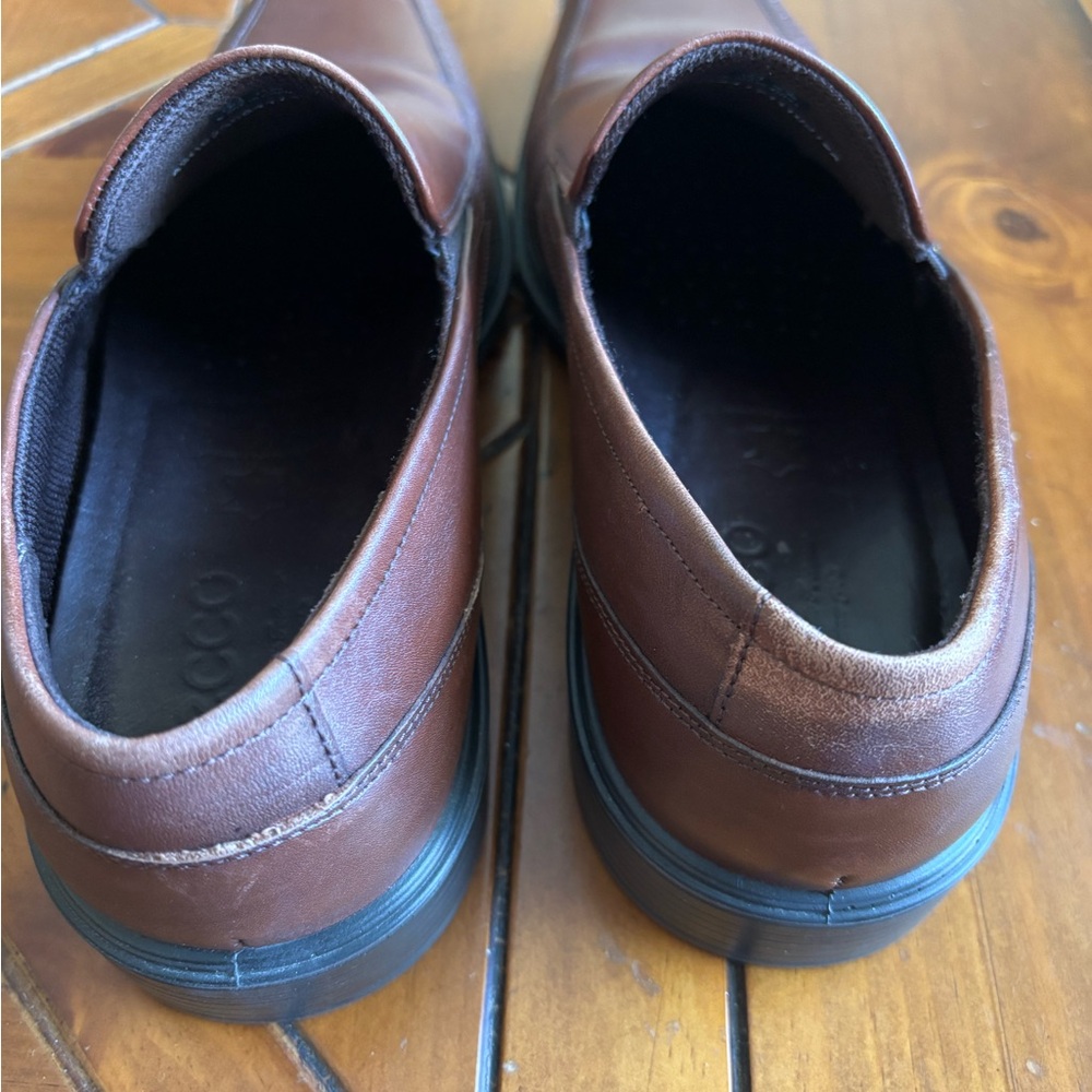 Ecco men’s dress loafers Sz 43 - Picture 6 of 7